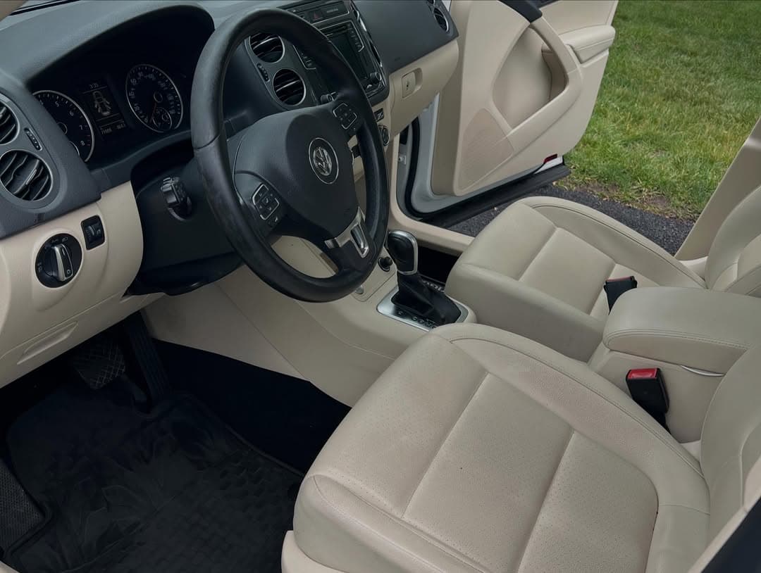 Clean car interior detail